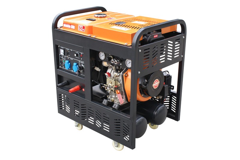 Four Function in one set, Generator, Welding, Air Compressor and Battery Charge