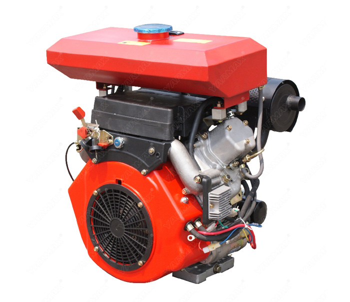 YM2V88 Double Cylinder Air Cooled Diesel Engine