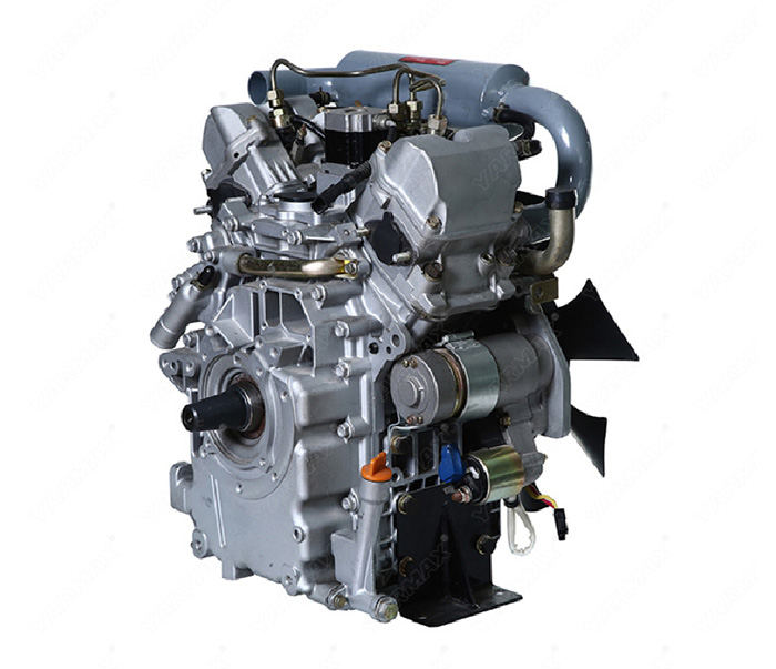 YM2V80 Double Cylinder Water Cooled Diesel Engine