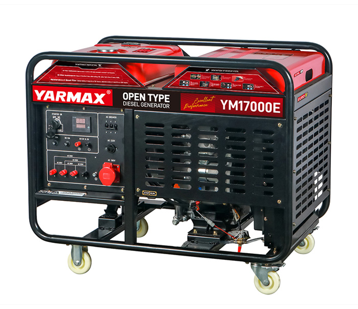 Two Cylinder Open Type Diesel Generator YM17000E,YM18000E